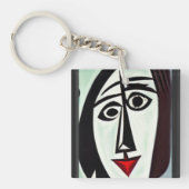 Abstracte Kunst Sleutelhanger (voorkant)
