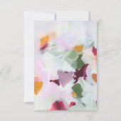 Abstracte kunst Small Business Company Logo Brandi Bedankkaart (Achterkant)