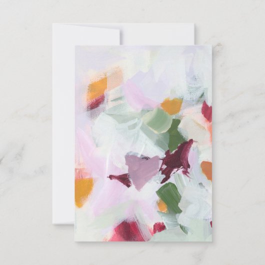 Abstracte kunst Small Business Company Logo Brandi Bedankkaart (Achterkant)