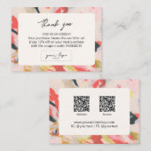 Abstracte kunst Small Business Company Logo Brandi Visitekaartje (Voorkant / Achterkant)