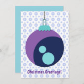 Abstracte Kunst Sneeuw Man Kerstvakantie Flat Kaar Bedankkaart (Voorkant / Achterkant)