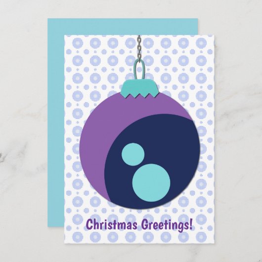 Abstracte Kunst Sneeuw Man Kerstvakantie Flat Kaar Bedankkaart (Voorkant / Achterkant)