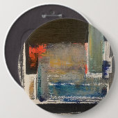 Abstracte Kunst Speld Ronde Button 6,0 Cm (Voorkant /achterkant)