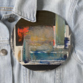 Abstracte Kunst Speld Ronde Button 6,0 Cm (In situ)