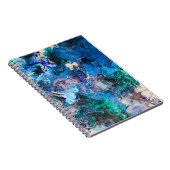 Abstracte kunst spiraal notitieboek (Rechterzijde)