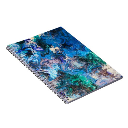 Abstracte kunst spiraal notitieboek (Rechterzijde)