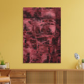 Abstracte Kunst: Statisch Geheugen Canvas Afdruk (Insitu (Woonkamer))