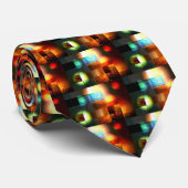 Abstracte kunst stropdas (Opgerold)