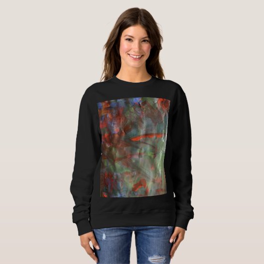 Abstracte Kunst Sweatshirt (Voorkant volledig)