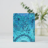 Abstracte Kunst: Symfonie op de Zee Briefkaart (Staand voorkant)
