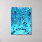 Abstracte Kunst: Symfonie op de Zee Canvas Afdruk (Voorkant)