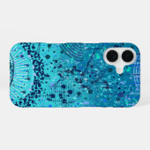 Abstracte Kunst: Symfonie op de Zee iPhone 16 Hoesje (Achterkant horizontaal)