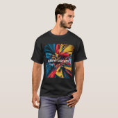 Abstracte kunst t-shirt (Voorkant volledig)