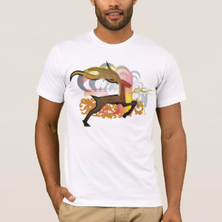 Abstracte kunst t-shirt