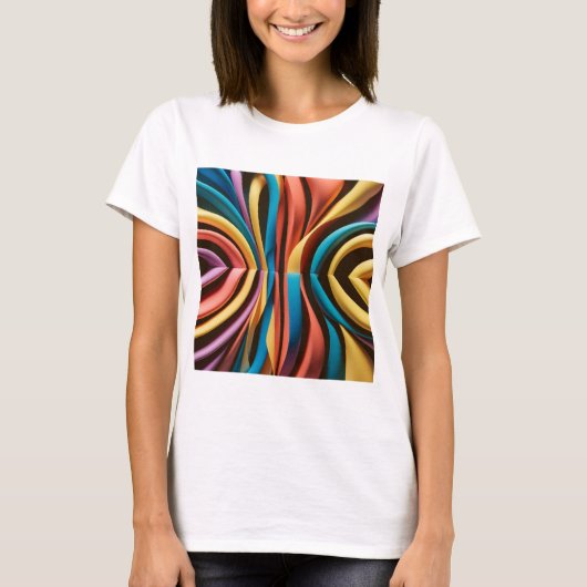 Abstracte kunst t-shirt (Voorkant)