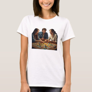 Abstracte kunst t-shirt