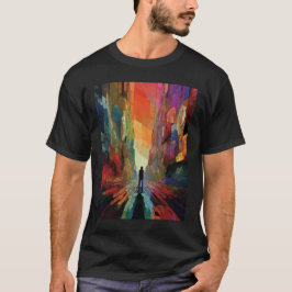 abstracte kunst t-shirt