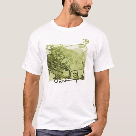 abstracte kunst t-shirt (Voorkant)