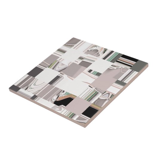 Abstracte kunst tegeltje (Zijkant)