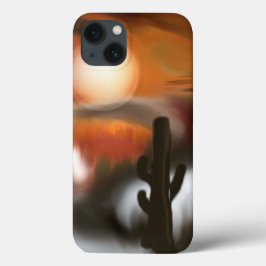 Abstracte kunst tegen brand en ijs in het zuidwest Case-Mate iPhone case