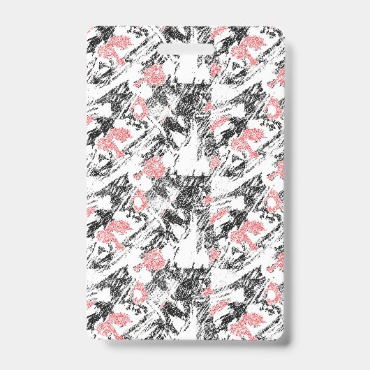 Abstracte Kunst Textuur Behang Modern Badge (Voorzijde)