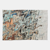 Abstracte kunst theedoek (Horizontaal)