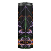 Abstracte kunst thermosbeker (Achterkant)