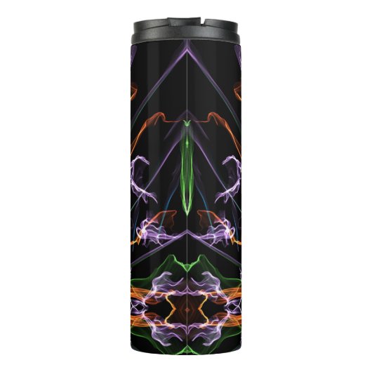 Abstracte kunst thermosbeker (Achterkant)