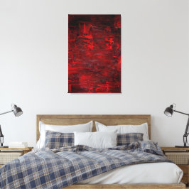 Abstracte Kunst Thrum Canvas Afdruk
