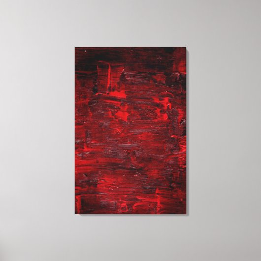 Abstracte Kunst Thrum Canvas Afdruk (Voorkant)