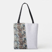 Abstracte kunst tote bag (Achterkant)