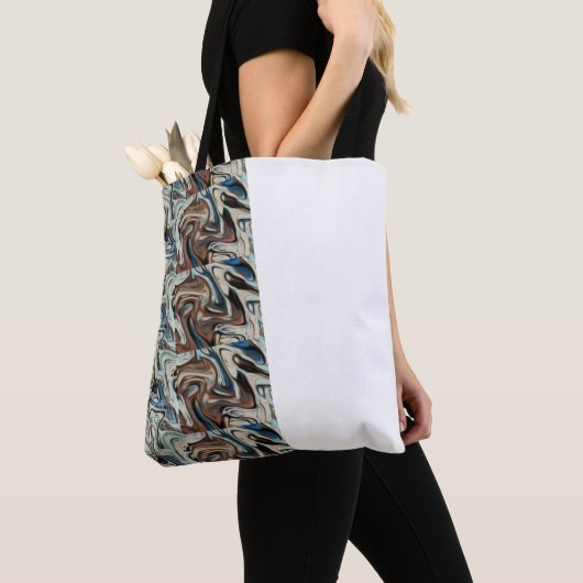 Abstracte kunst tote bag (Dichtbij)