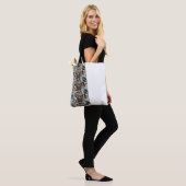 Abstracte kunst tote bag (Op model)