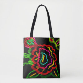 Abstracte kunst tote bag