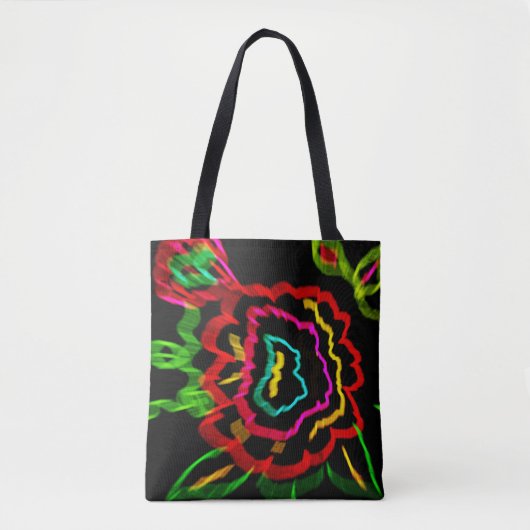 Abstracte kunst tote bag (Voorkant)