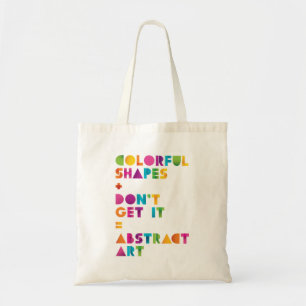 Abstracte kunst tote bag