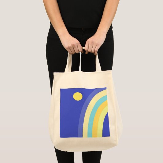 abstracte kunst tote bag (Voorkant (product))
