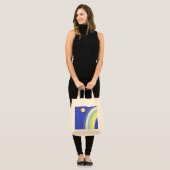 abstracte kunst tote bag (Voorkant (model))