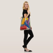 Abstracte Kunst Tote Bag (Op model)