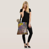 Abstracte kunst tote bag (Op model)