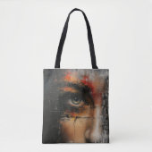 Abstracte kunst tote bag (Voorkant)