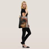 Abstracte kunst tote bag (Op model)
