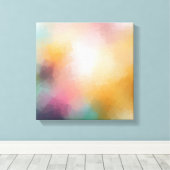 Abstracte kunst Trendy Colorful Elegant Modern Canvas Afdruk (Insitu (Houten vloer))