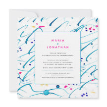 Abstracte kunst tropische ondiepe golven foto brui