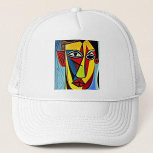 Abstracte Kunst Trucker Hoed Pet