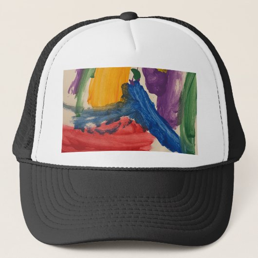 Abstracte Kunst  Trucker Pet (Voorkant)