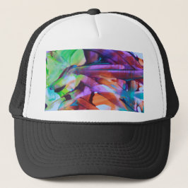 Abstracte Kunst Trucker Pet