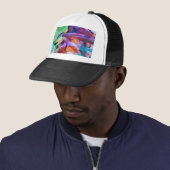 Abstracte Kunst Trucker Pet (In situ)
