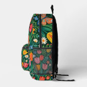 Abstracte Kunst Tulp Vlinders Folk Rugzak (Rechts)