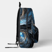 Abstracte kunst uit de hele wereld bedrukte rugzak (Links)